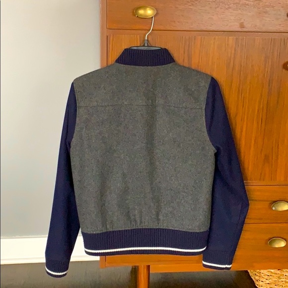 JCrew wool varsity bomber jacket - Picture 2 of 4